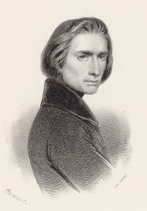 Porträt des Komponisten Franz Liszt 1811-1886