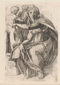 Delphische Sibylle von Pierre II Biard