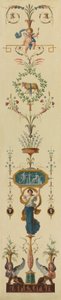 Dekoratives Panel von Pierre II Rousseau