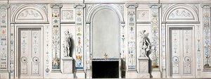 Entwurf für einen Salon von Pierre II Rousseau