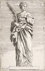Stehende weibliche Figur, ca. 1739-1740 von Pierre Ignace Parrocel