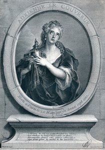 Adrienne Lecouvreur 1692-1730 als Cornelia, 1903 von Pierre Imbert Drevet