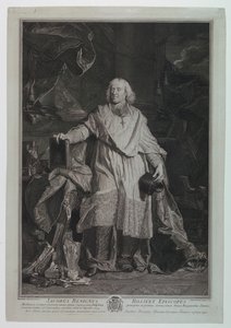 Porträt von Kardinal Jaques Benigne Bossuet (1627-1704)