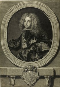 Porträt von Philippe V., König von Spanien von Pierre Imbert Drevet