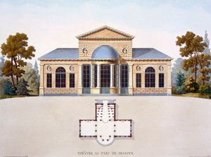 Theater des Château de Seneffe, aus 