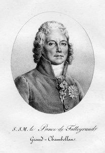 Charles Maurice de Talleyrand-Perigord, französischer Diplomat, 19. Jahrhundert von Pierre Langlumé