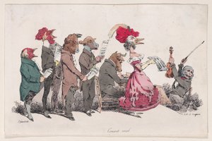 Vokalkonzert aus Metamorphosen des Tages, 1829