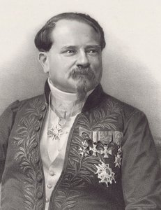Porträt des Komponisten Jean-Georges Kastner 1810-1867, 1866 von Pierre Lanith Petit