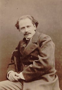 Porträt des Komponisten Jules Massenet 1842-1912, 1880 von Pierre Lanith Petit