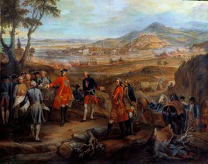 Kampagne von Flandern (1745-1747): Die Belagerung von Freiburg im Breisgau am 11. Oktober 1744 von Pierre Lenfant