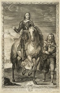 Reiterporträt von Oliver Cromwell von Pierre Lombard or Lombart