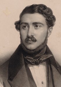 Porträt des Komponisten Théodore Labarre 1805-1870