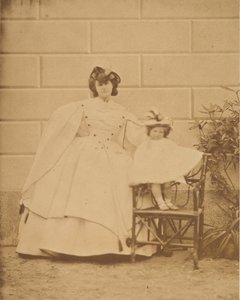Die Mutter und der Ehemann, 1860er Jahre von Pierre Louis Pierson