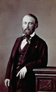 Porträt des französischen Malers Auguste Bonheur in eleganter Kleidung der Romantik von Pierre Louis Pierson