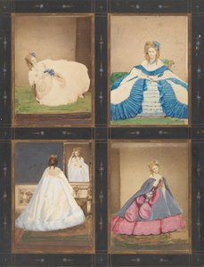 Variationen der Elvira- und Ritrosetta-Kleider, 1861-67 von Pierre Louis Pierson
