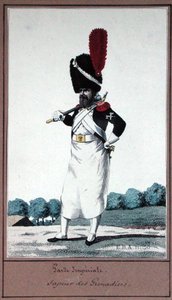 Die kaiserliche Garde, Pionier der Grenadiere von Pierre Maleuvre