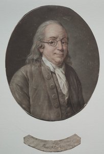 Benjamin Franklin von Pierre Michel Alix