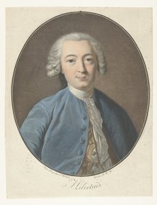Porträt von Claude Adrien Helvétius von Pierre Michel Alix
