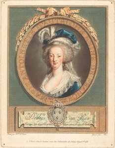 Königin Marie-Antoinette, ca. 1789 von Pierre Michel Alix