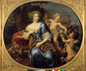 Porträt von Francoise Athenais, Marquise de Montespan (1640-1707)