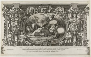 Die Nymphe von Fontainebleau, 1554 von Pierre Milan