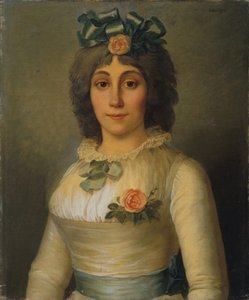 Porträt von Anne-Josèphe Théroigne de Méricourt 1762-1817, 1793 von Pierre Nicolas Selles
