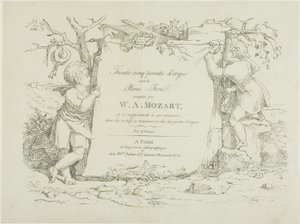 Notenblatt von Pierre Nolasque Bergeret