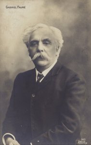 Gabriel Fauré, französischer Komponist, Organist, Pianist und Lehrer (1845-1924)