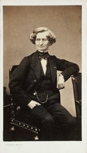 Porträt des Komponisten Hector Berlioz von Pierre Petit