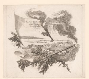 Blick auf den Hafen von Messina von Pierre Philippe Choffard (attributed to)