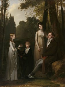 Porträt von Rutger Jan Schimmelpenninck und seiner Familie von Pierre Prud