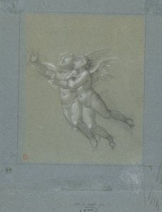 Zwei fliegende Putti