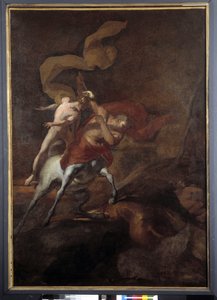 Die Erziehung des Achilles durch den Zentaur Chiron von Pierre Puget