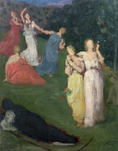 Der Tod und die Mädchen von Pierre Puvis de Chavannes