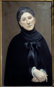 Porträt von Prinzessin Marie Cantacuzene, Frau des Künstlers. Gemälde von Pierre Puvis de Chavannes