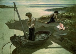 Skizze für den armen Fischer von Pierre Puvis de Chavannes