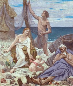 Die Familie des Fischers von Pierre Puvis de Chavannes
