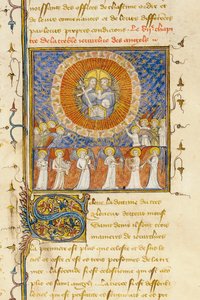 Detail einer Seite aus "De Proprietatibus Rerum" von Bartholomeus Anglicus, in der französischen Übersetzung von Jean Corbechon, ca. 1390