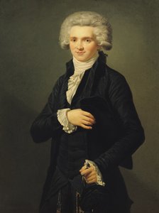 Maximilien de Robespierre (1758-94) 1791 von Pierre Roch Vigneron