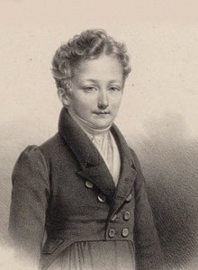Porträt des Pianisten und Komponisten Sigismund Thalberg 1812-1871, 1826 von Pierre Roch Vigneron