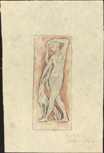 Diana und ein Windhund von Pierre Roche