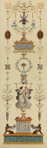 Dekoratives Panel, 1790er Jahre von Pierre Rousseau