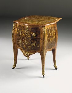 Louis XV Kommode, ca. 1765-70 von Pierre Roussel