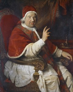 Porträt von Papst Benedikt XIV. von Pierre Subleyras