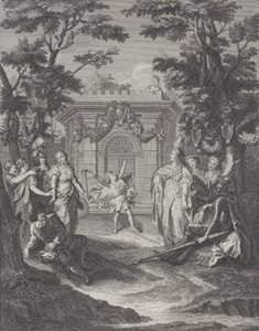 Tafel 13: Eintritt von Liebe und Reichtum zur Hochzeit von Gamache Entrée de L