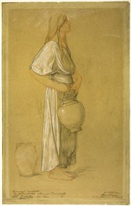 Studie: Frau mit einem Krug