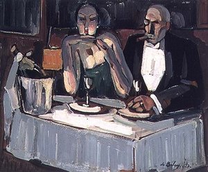 Abend an der Rotonde von Pierre de Belay