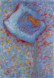 Arum-Lilie, 1908-1909 von Piet Mondrian