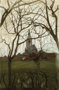 Dorpskerk (Dorfkirche); Jacobskerk, Winterswijk von Piet Mondrian