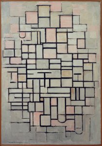 Komposition Nr. IV; Komposition 6 von Piet Mondrian